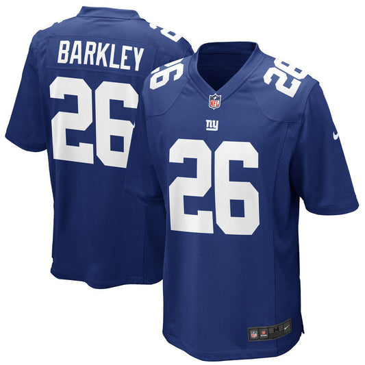 Youth Nike Saquon Barkley Royal New York Giants Game Jersey