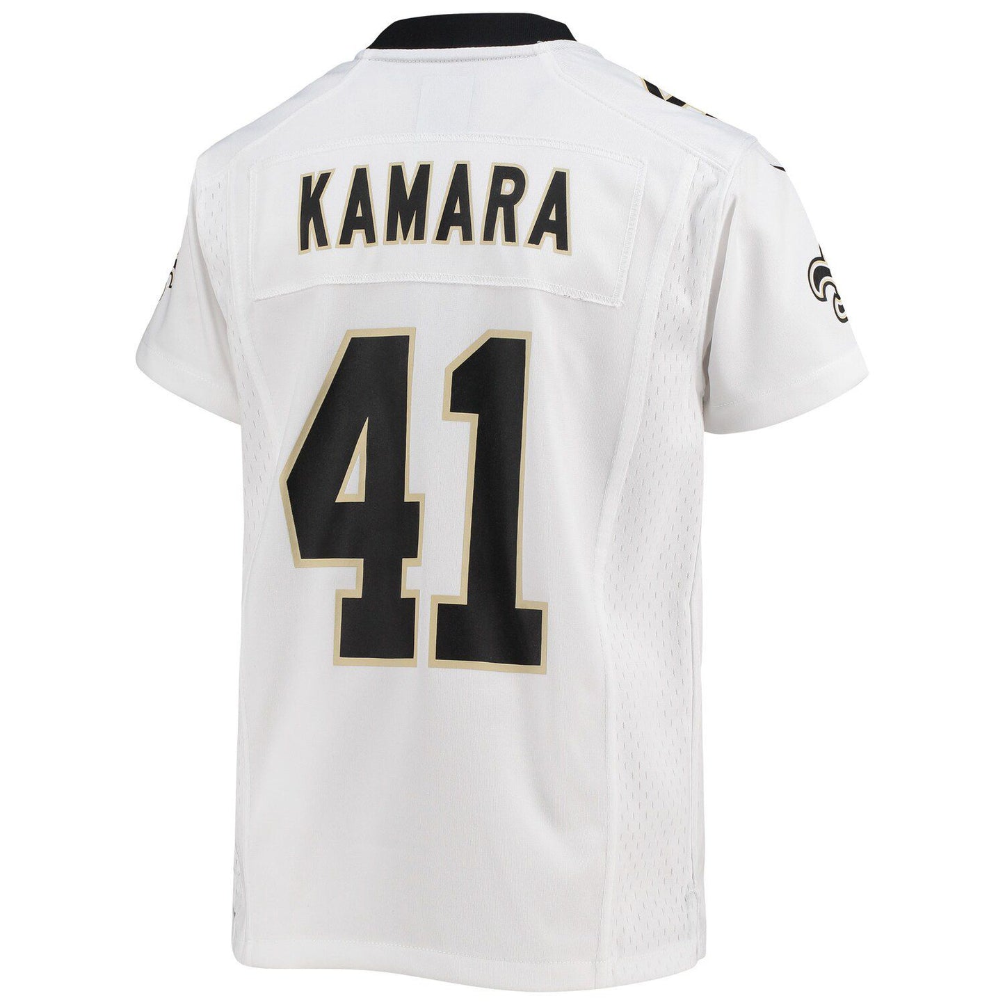 Youth Nike Alvin Kamara White New Orleans Saints Game Jersey