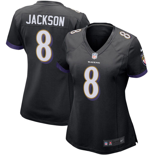 Women's Nike Lamar Jackson Black Baltimore Ravens Game Jersey