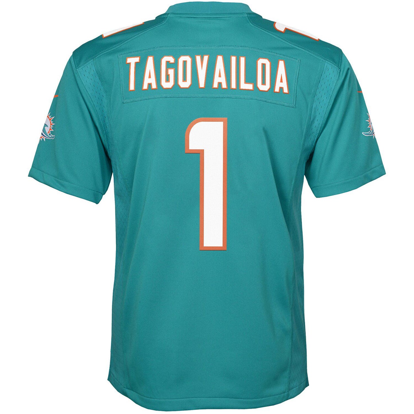 Youth Nike Tua Tagovailoa Aqua Miami Dolphins Game Jersey