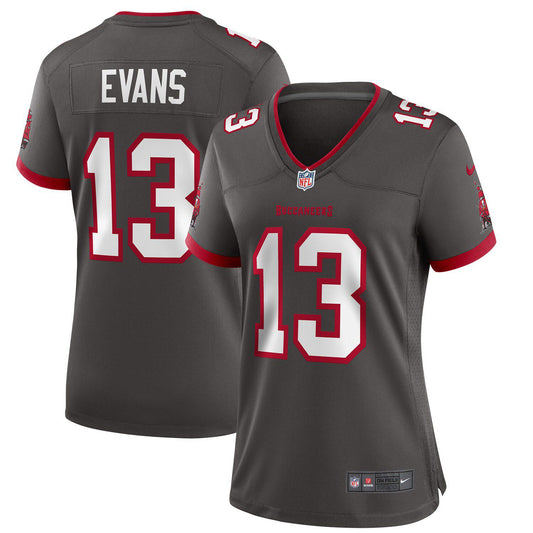 Women's Nike Mike Evans Pewter Tampa Bay Buccaneers Alternate Game Jersey