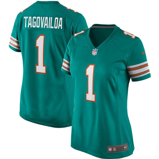 Women's Nike Tua Tagovailoa Aqua Miami Dolphins Alternate Game Jersey