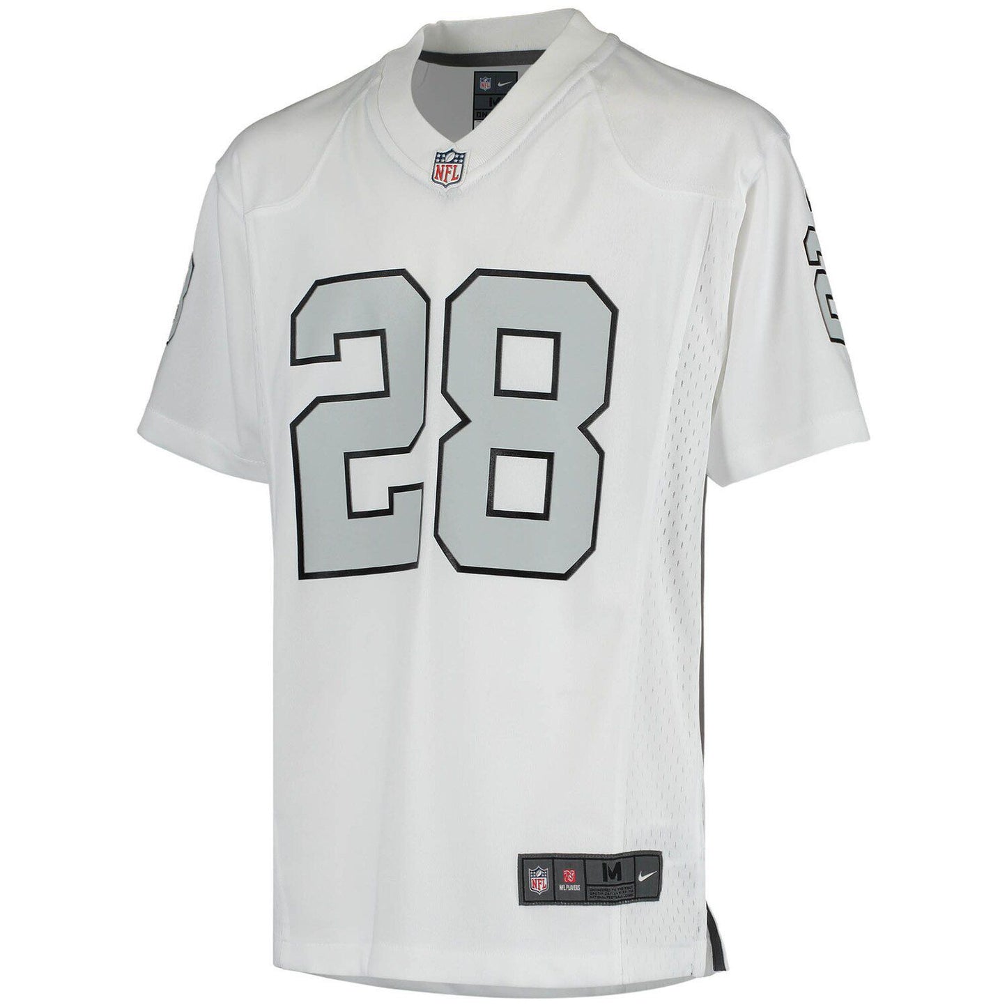 Youth Nike Josh Jacobs White Las Vegas Raiders Color Rush Game Jersey