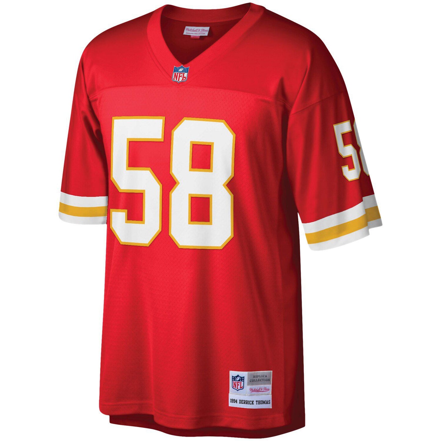 Men's Mitchell & Ness Derrick Thomas Red Kansas City Chiefs Legacy Replica Jersey