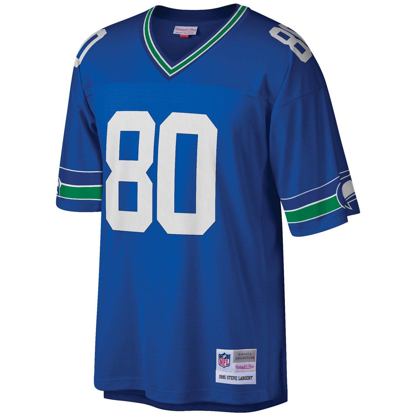 Men's Mitchell & Ness Steve Largent Royal Seattle Seahawks Legacy Replica Jersey