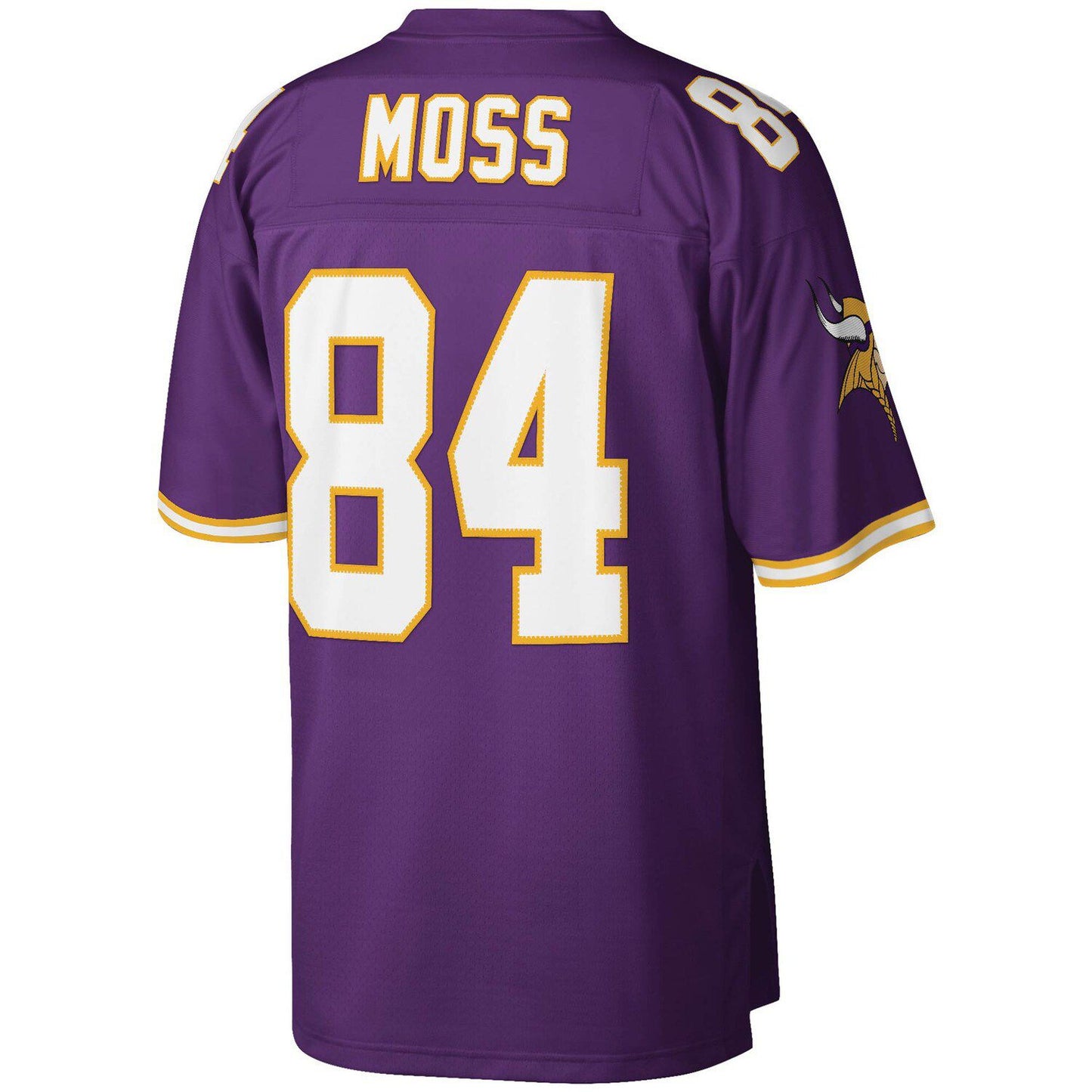 Men's Mitchell & Ness Randy Moss Purple Minnesota Vikings Legacy Replica Jersey