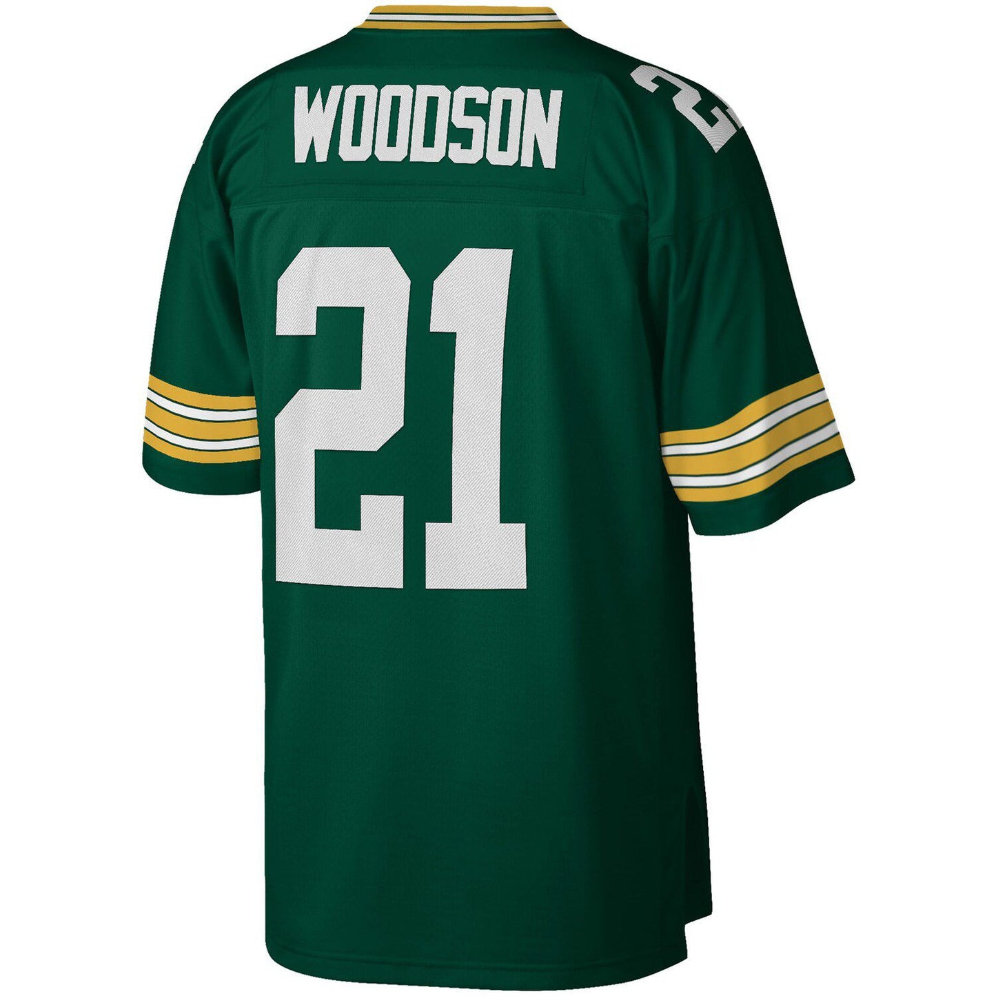 Men's Mitchell & Ness Charles Woodson Green Green Bay Packers Legacy Replica Jersey