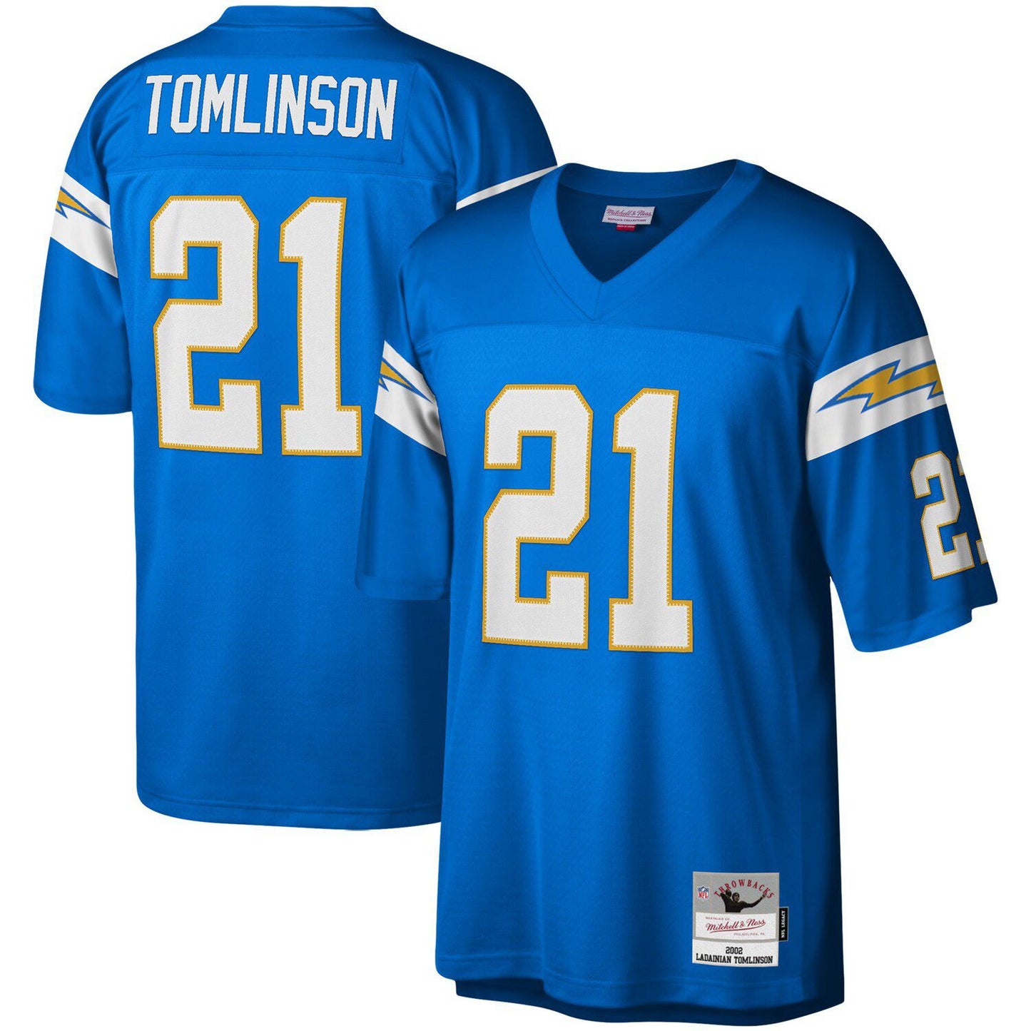 Men's Mitchell & Ness LaDainian Tomlinson Powder Blue Los Angeles Chargers Legacy Replica Jersey