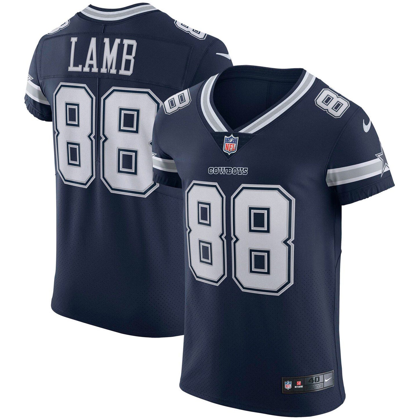 Men's Nike CeeDee Lamb Navy Dallas Cowboys Vapor Elite Jersey