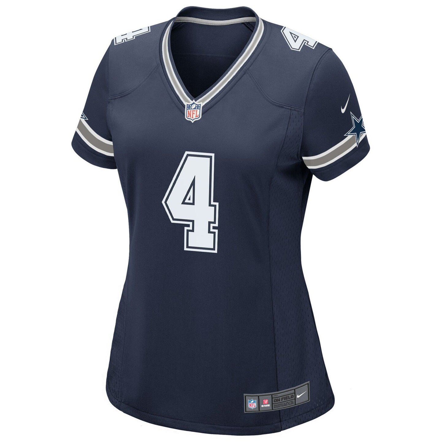 Women's Nike Dak Prescott Navy Dallas Cowboys Game Team Jersey