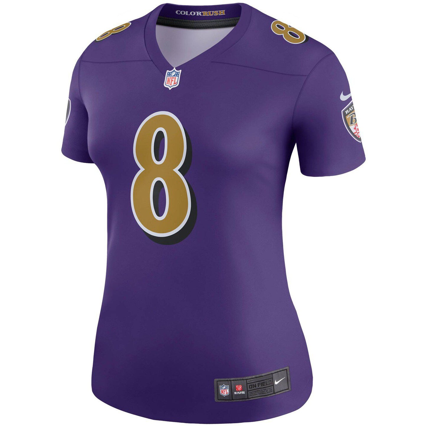 Women's Nike Lamar Jackson Purple Baltimore Ravens Color Rush Legend Player Jersey