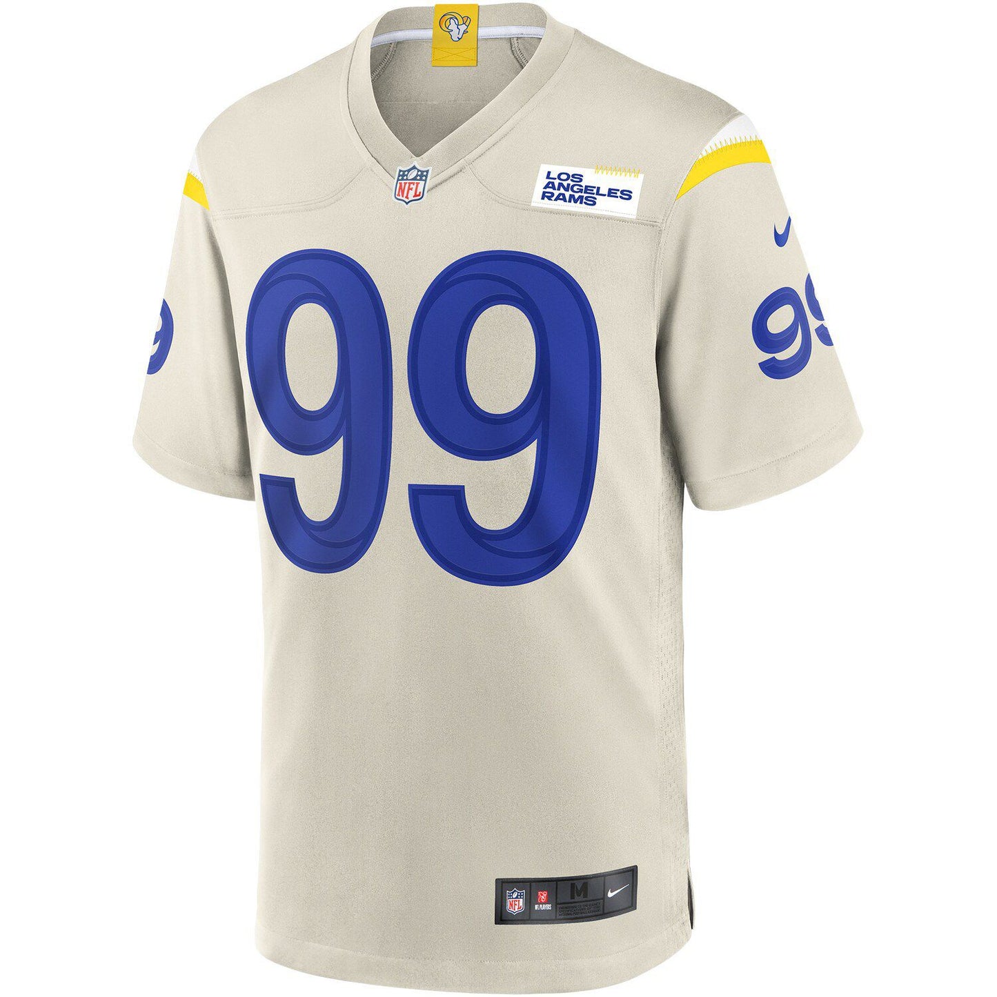 Men's Nike Aaron Donald Bone Los Angeles Rams Game Jersey