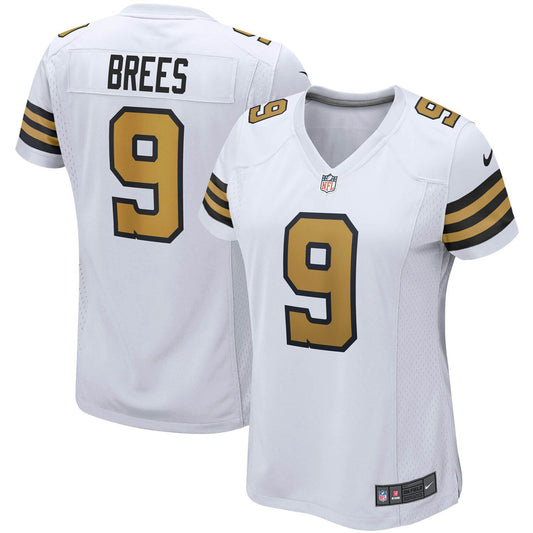 Women's Nike Drew Brees White New Orleans Saints Alternate Game Jersey