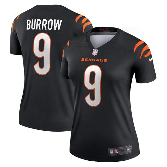 Women's Nike Joe Burrow Black Cincinnati Bengals Legend Jersey