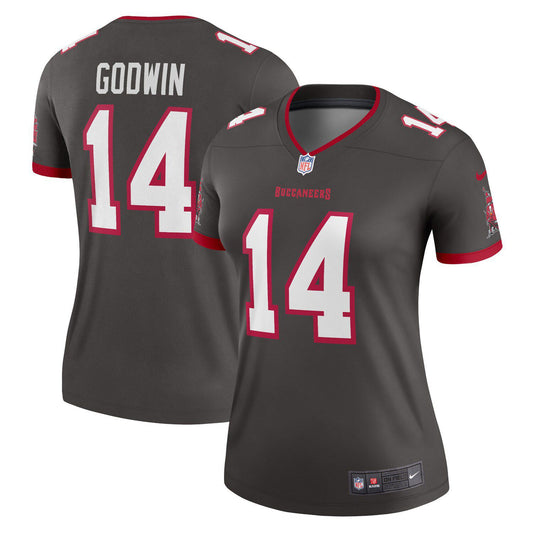 Women's Nike Chris Godwin Pewter Tampa Bay Buccaneers Alternate Legend Jersey