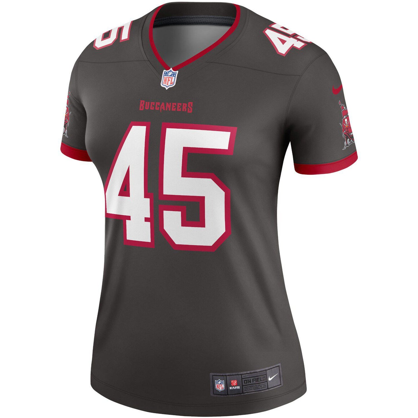 Women's Nike Devin White Pewter Tampa Bay Buccaneers Alternate Legend Jersey