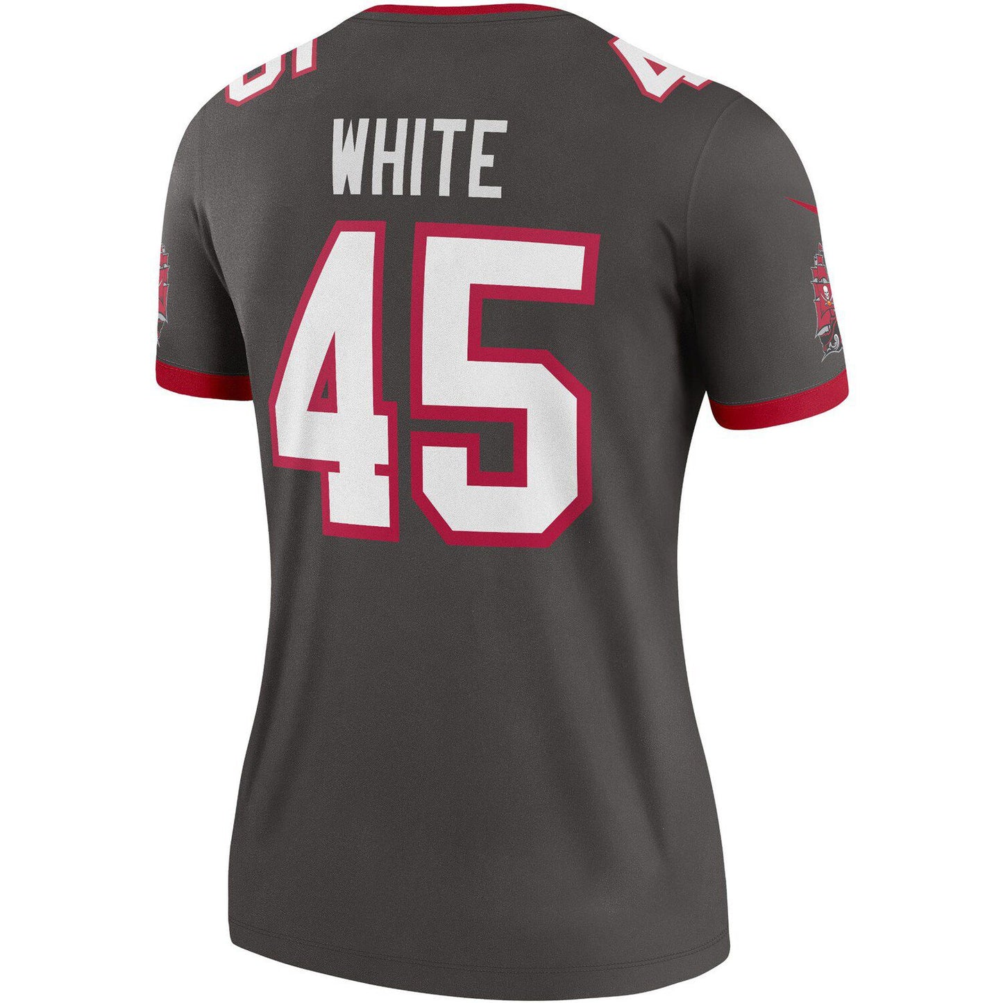 Women's Nike Devin White Pewter Tampa Bay Buccaneers Alternate Legend Jersey