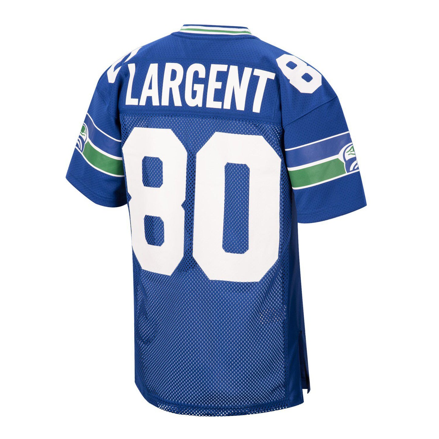 Men's Mitchell & Ness Steve Largent Royal Seattle Seahawks Authentic Retired Player Jersey