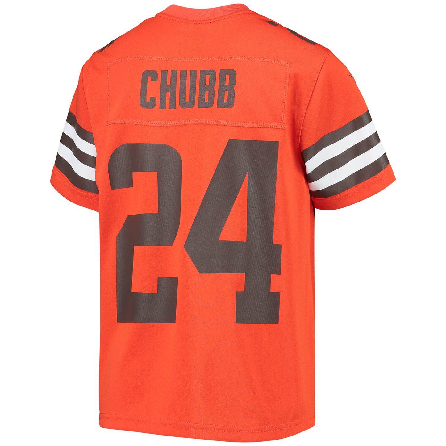 Youth Nike Nick Chubb Orange Cleveland Browns Inverted Team Game Jersey