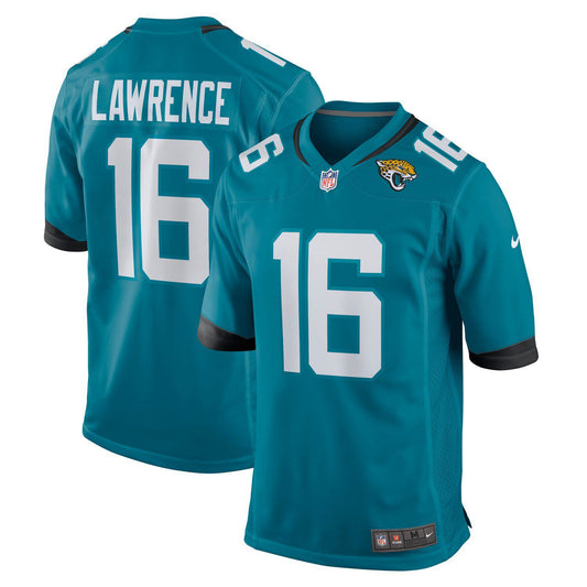 Youth Nike Trevor Lawrence Teal Jacksonville Jaguars Game Jersey