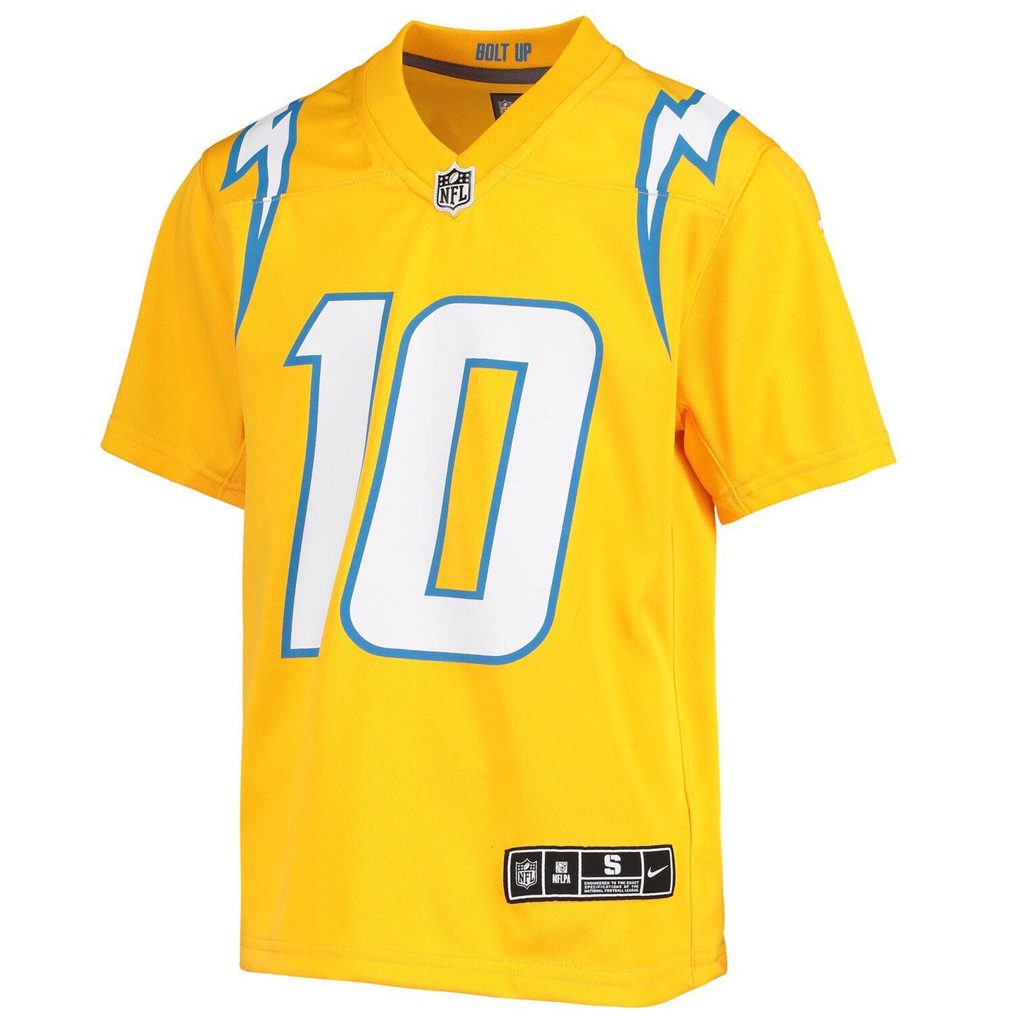 Youth Nike Justin Herbert Gold Los Angeles Chargers Inverted Team Game Jersey