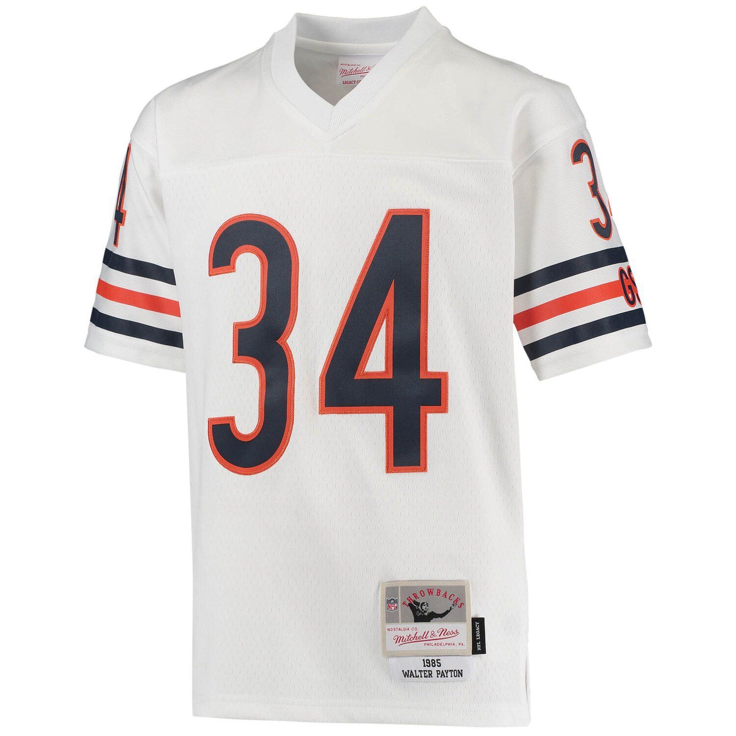 Youth Mitchell & Ness Walter Payton White Chicago Bears 1985 Retired Player Legacy Jersey