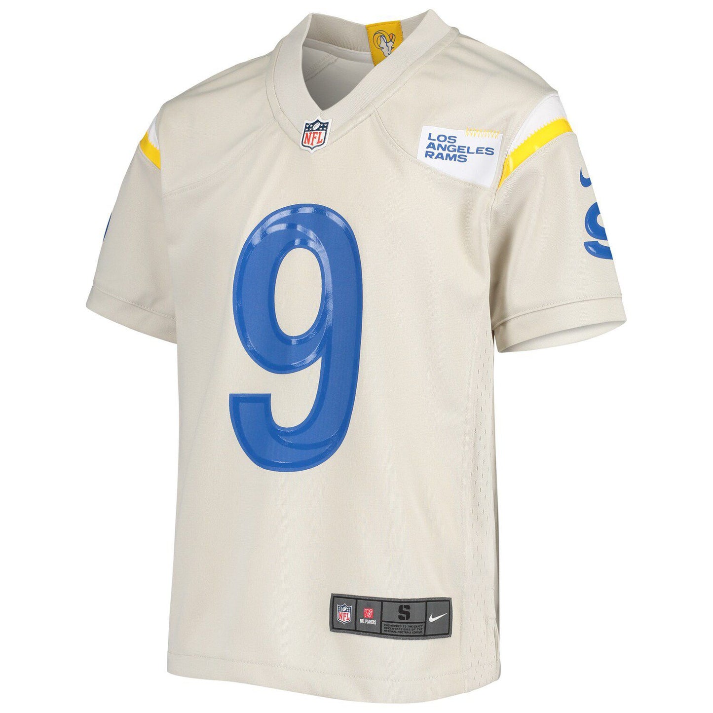 Youth Nike Matthew Stafford Bone Los Angeles Rams Game Jersey