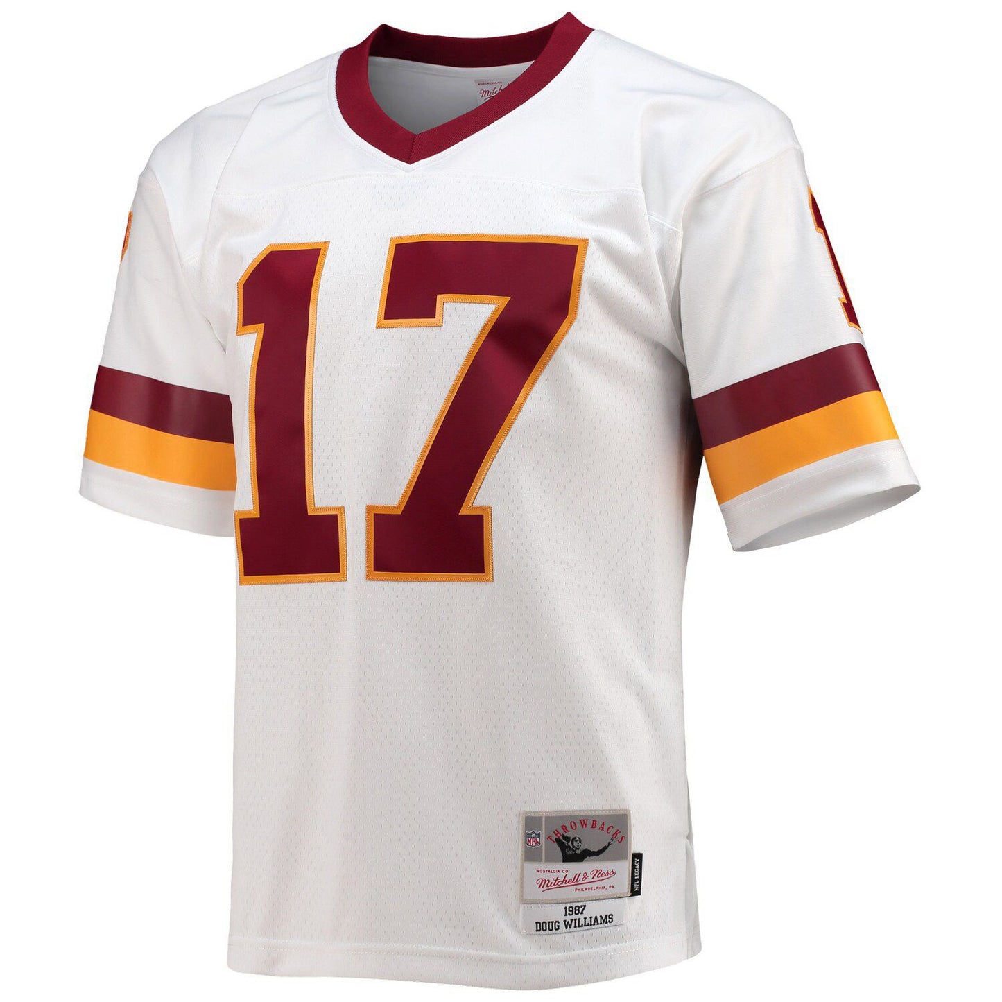 Men's Mitchell & Ness Doug Williams White Washington Football Team 1987 Legacy Replica Jersey