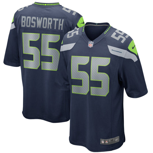 Men's Nike Brian Bosworth College Navy Seattle Seahawks Game Retired Player Jersey