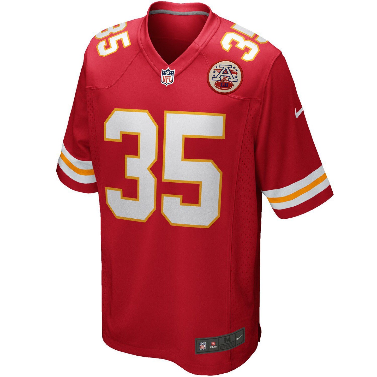 Men's Nike Christian Okoye Red Kansas City Chiefs Game Retired Player Jersey