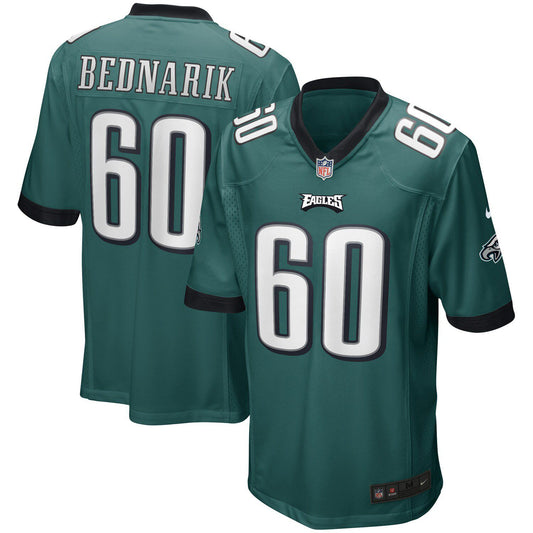 Men's Nike Chuck Bednarik Midnight Green Philadelphia Eagles Game Retired Player Jersey