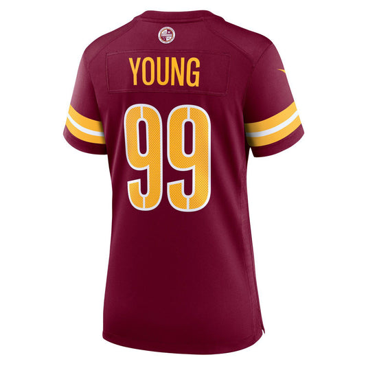 Women's Nike Chase Young Burgundy Washington Commanders Game Jersey