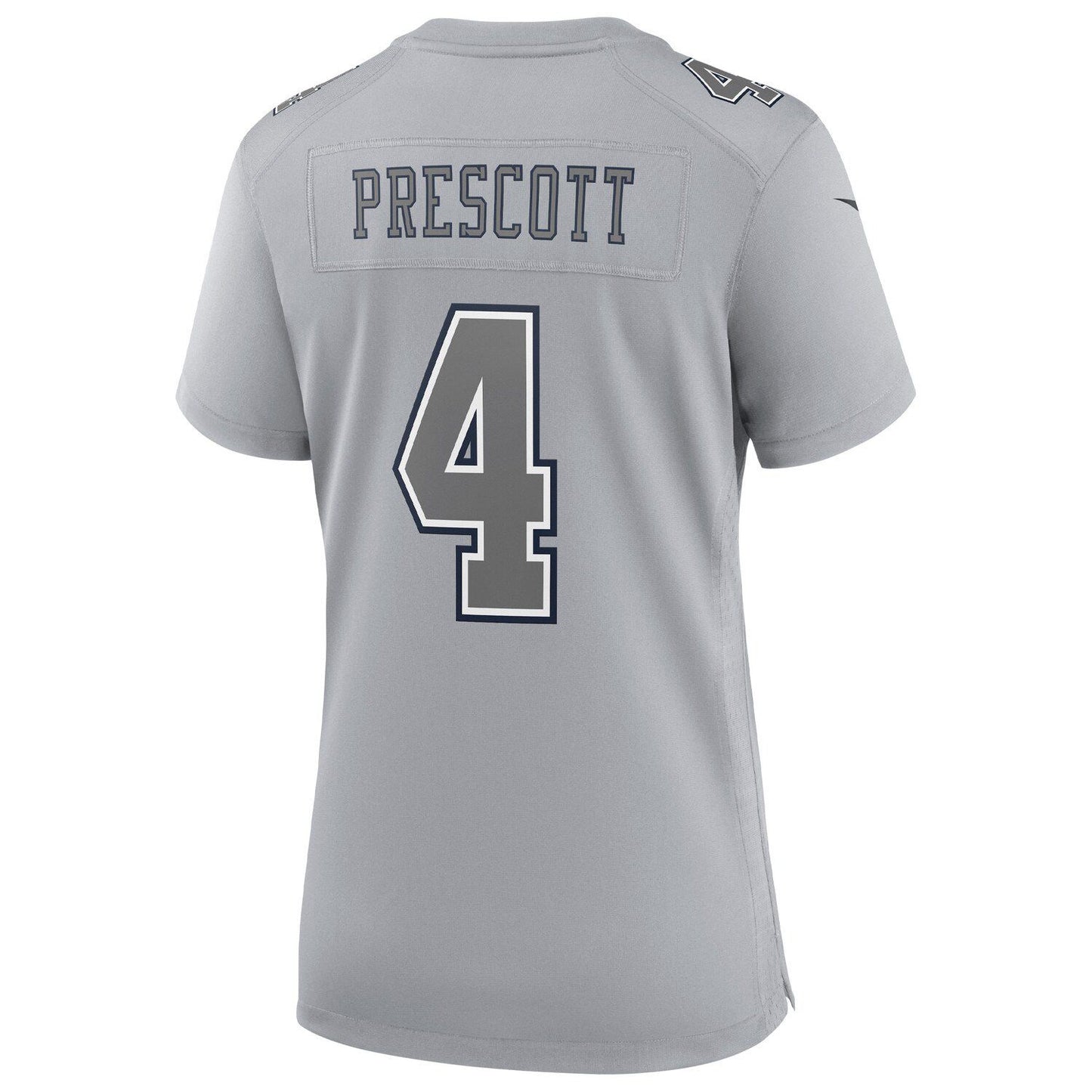 Women's Nike Dak Prescott Gray Dallas Cowboys Atmosphere Fashion Game Jersey