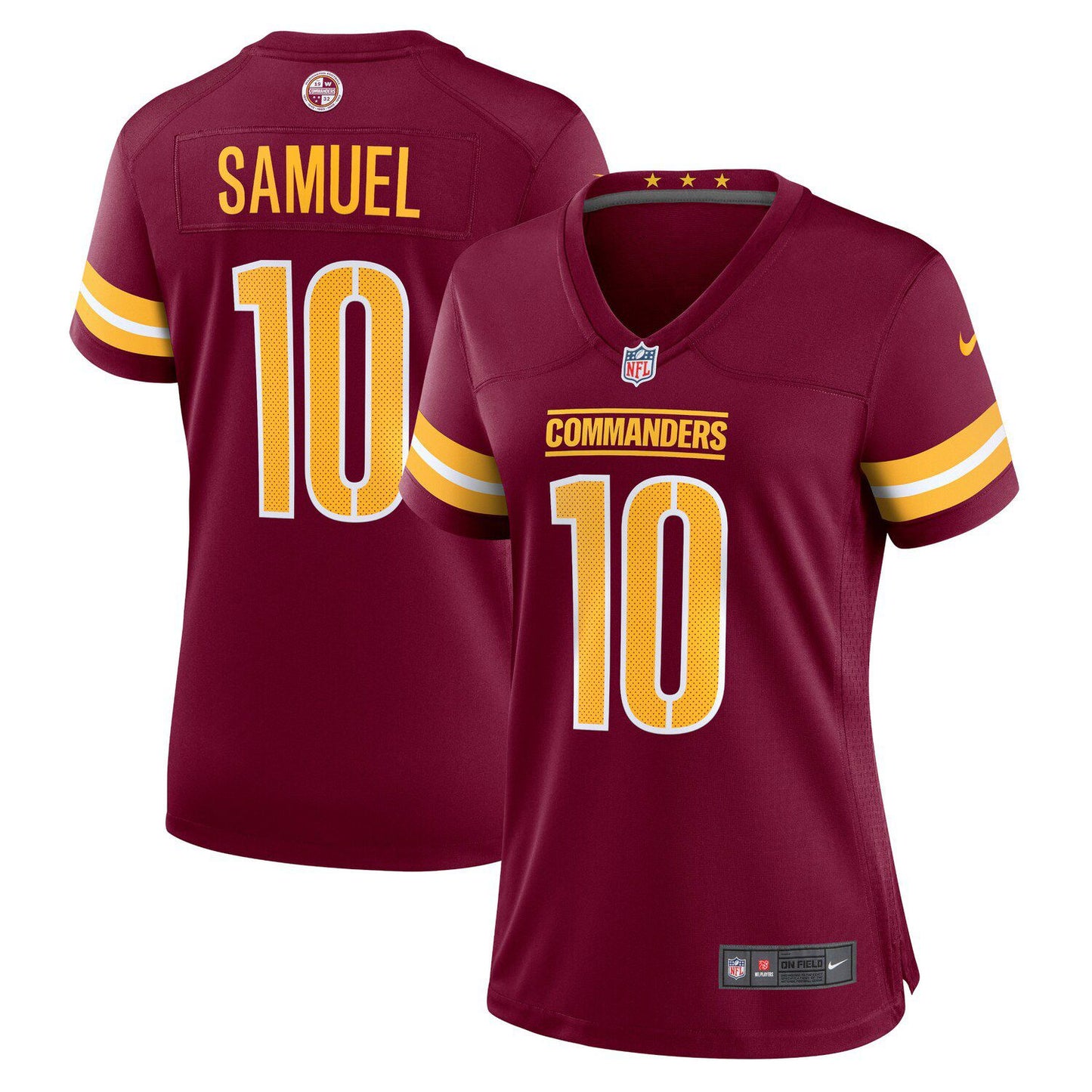 Women's Nike Curtis Samuel Burgundy Washington Commanders Player Jersey