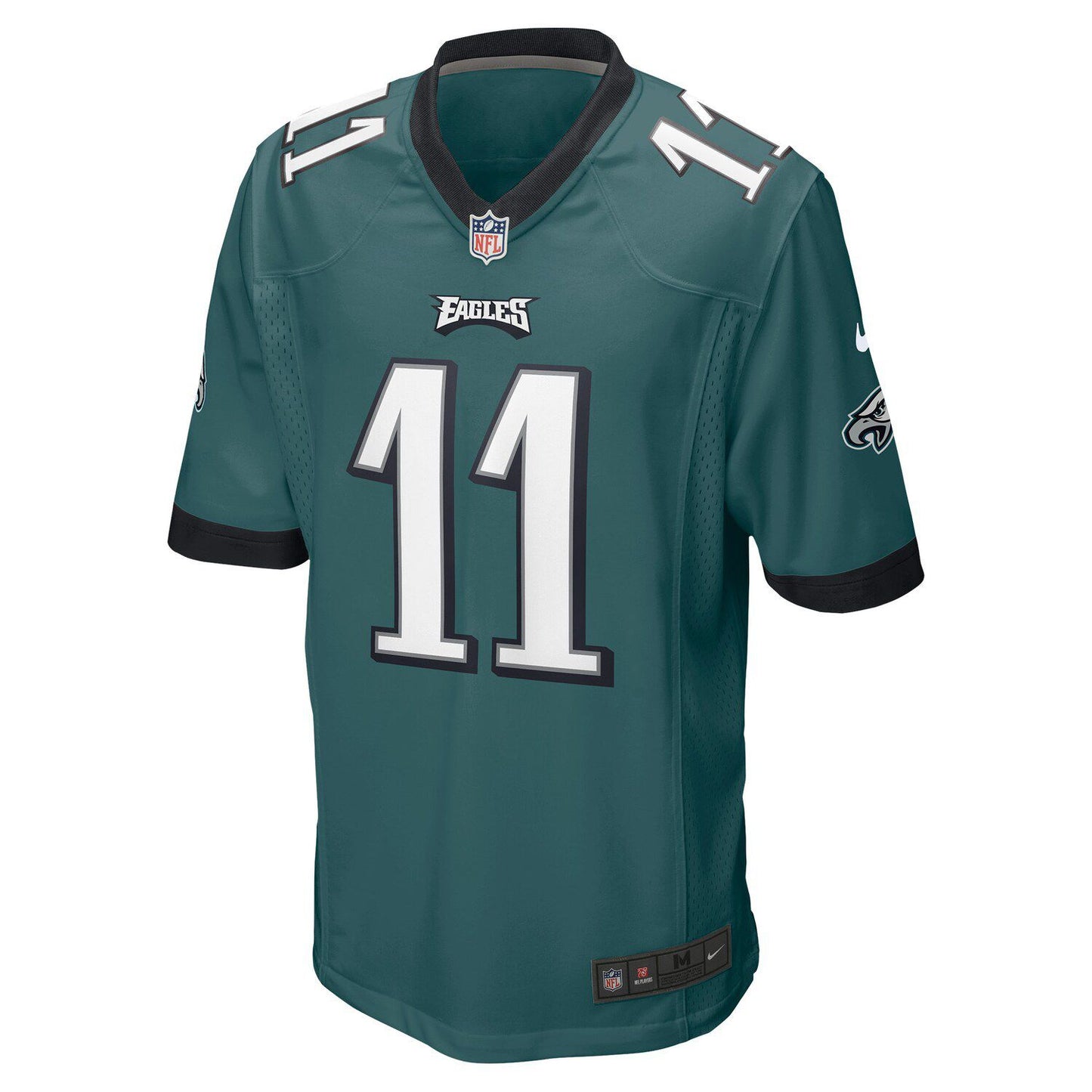 Men's Nike A.J. Brown Midnight Green Philadelphia Eagles Player Game Jersey