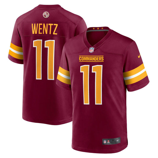 Men's Nike Carson Wentz Burgundy Washington Commanders Game Jersey