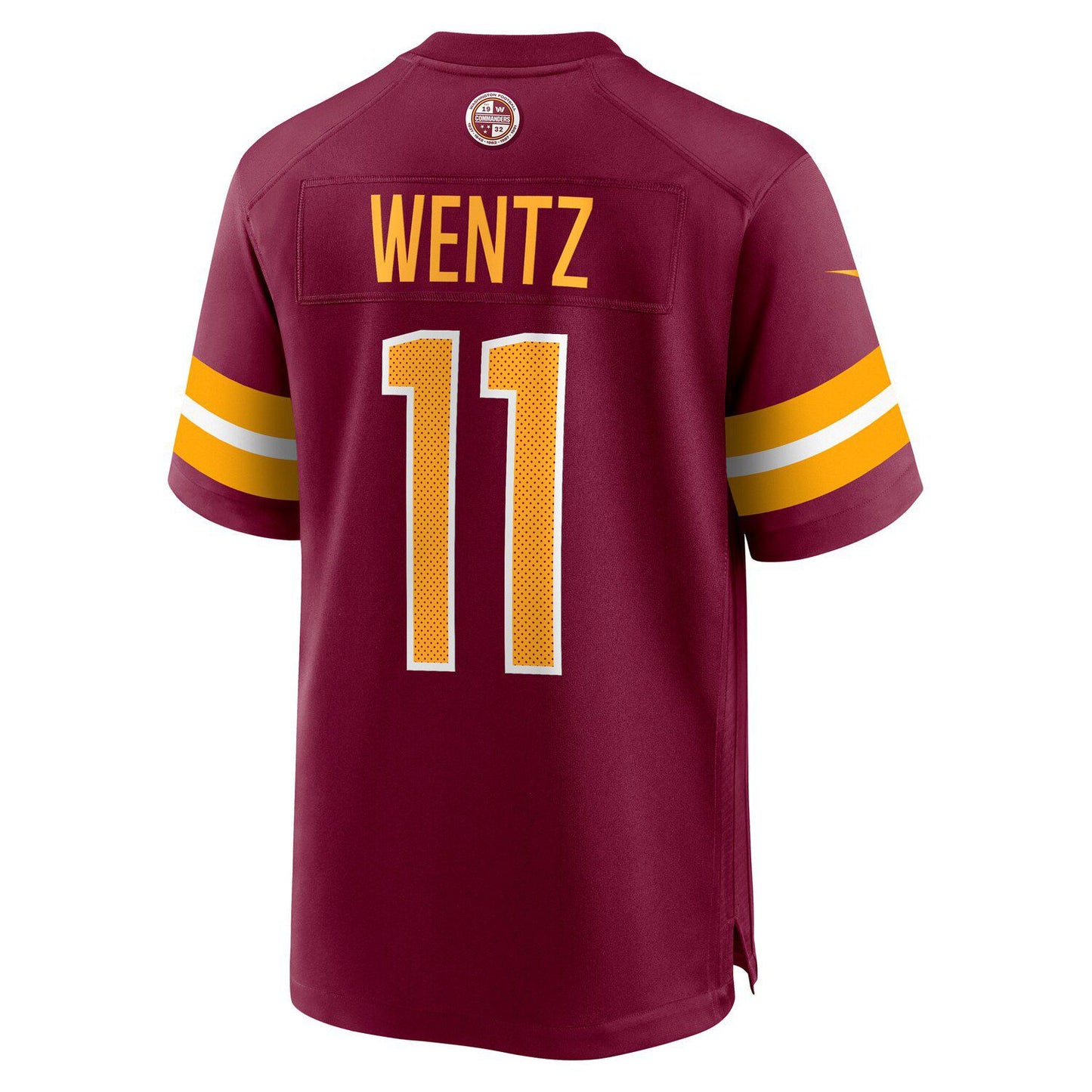 Men's Nike Carson Wentz Burgundy Washington Commanders Game Jersey