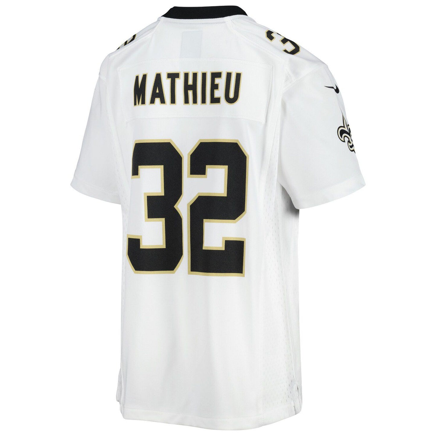 Youth Nike Tyrann Mathieu White New Orleans Saints Game Jersey