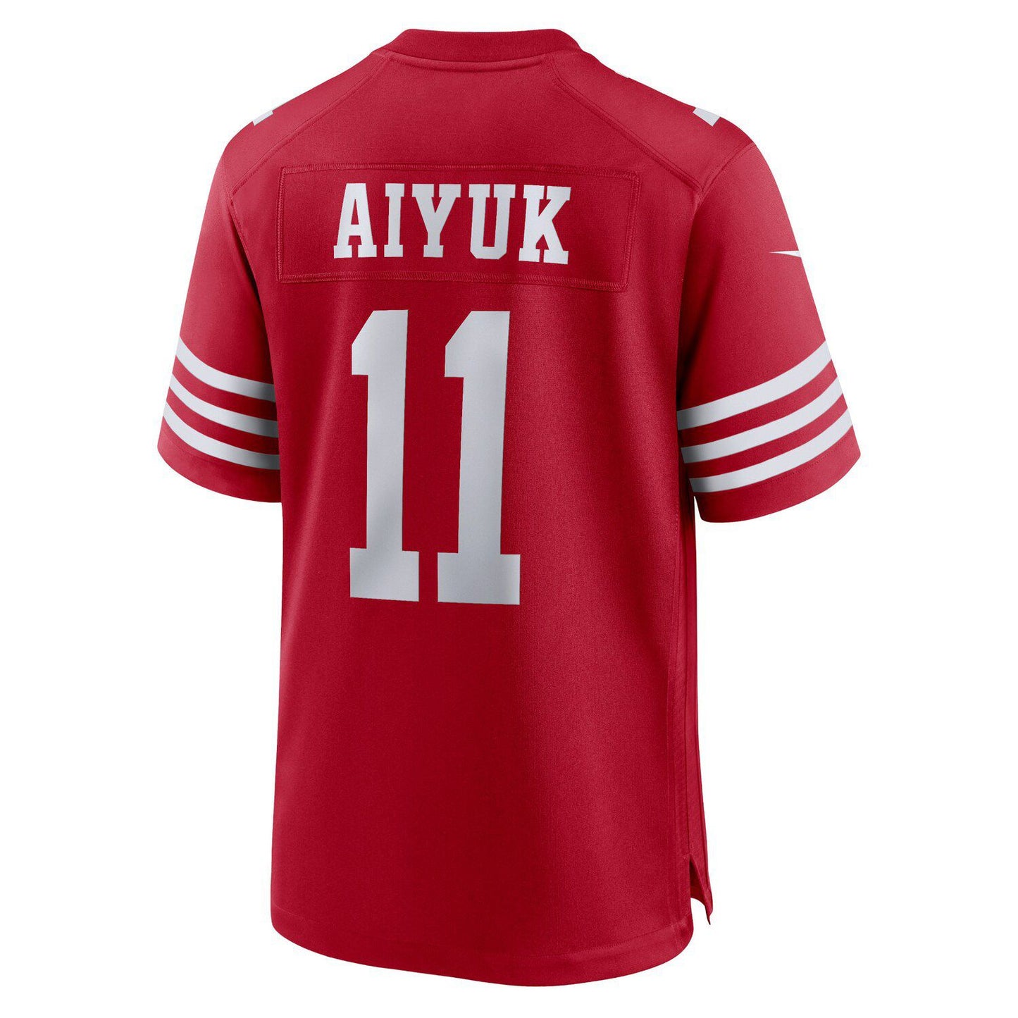 Men's Nike Brandon Aiyuk Scarlet San Francisco 49ers Team Player Game Jersey