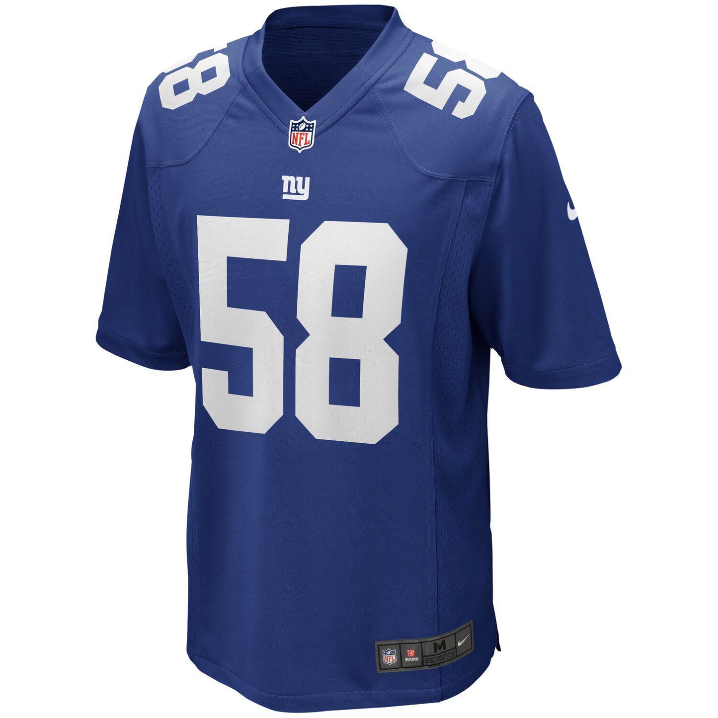 Men's Nike Carl Banks Royal New York Giants Game Retired Player Jersey