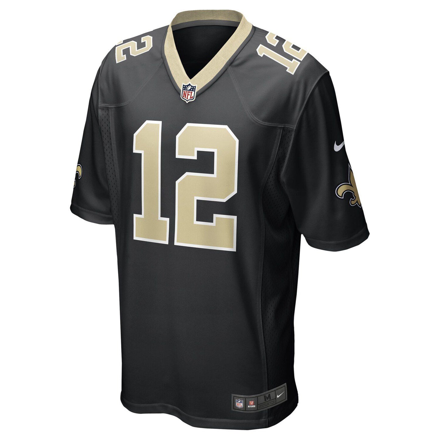 Men's Nike Chris Olave Black New Orleans Saints Player Game Jersey