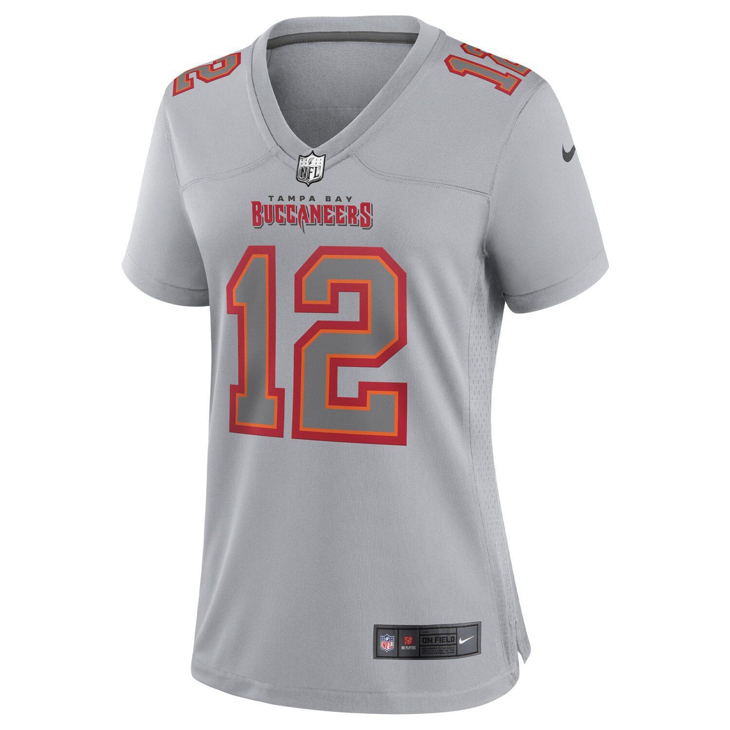 Women's Nike Tom Brady Gray Tampa Bay Buccaneers Atmosphere Fashion Game Jersey