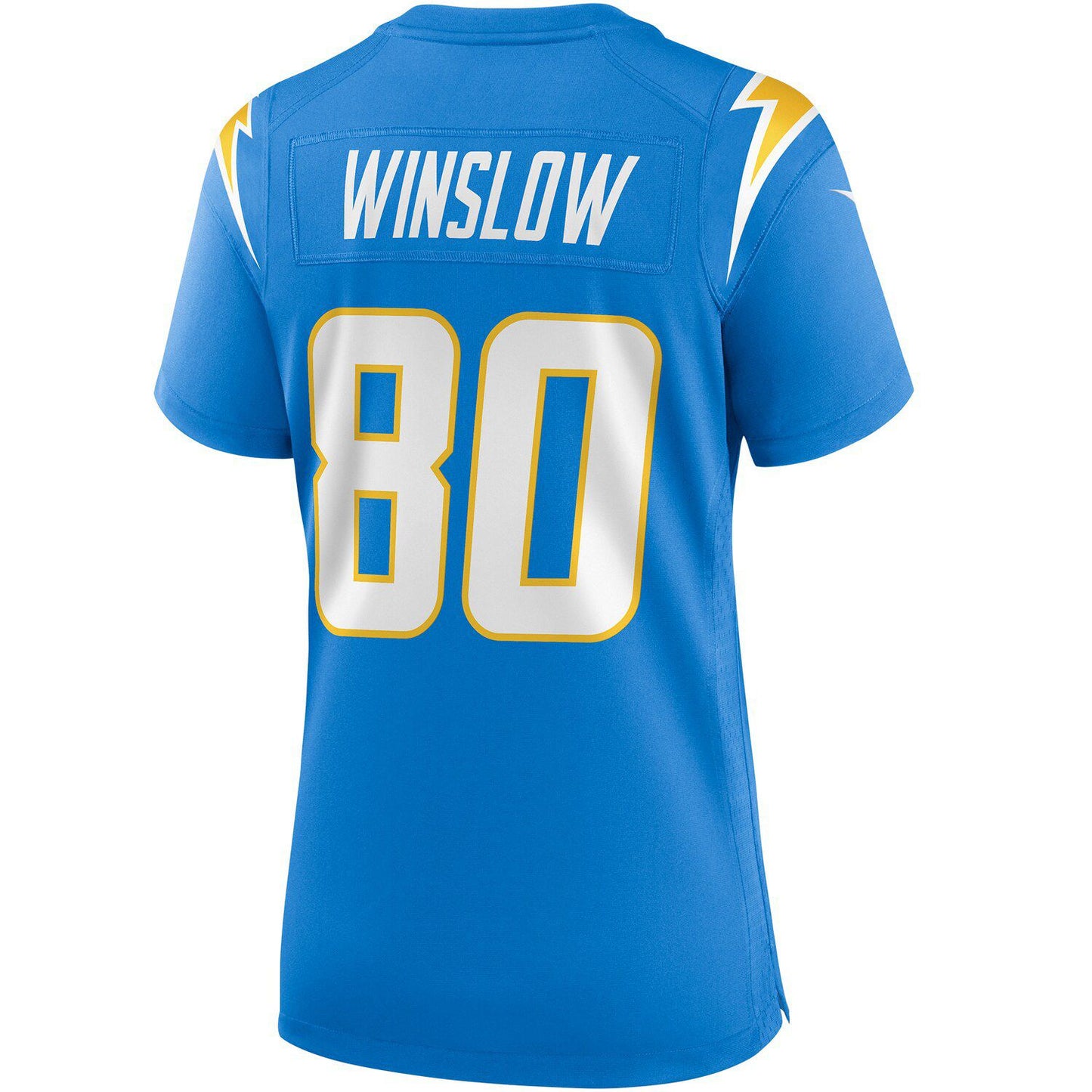 Women's Nike Kellen Winslow Powder Blue Los Angeles Chargers Game Retired Player Jersey