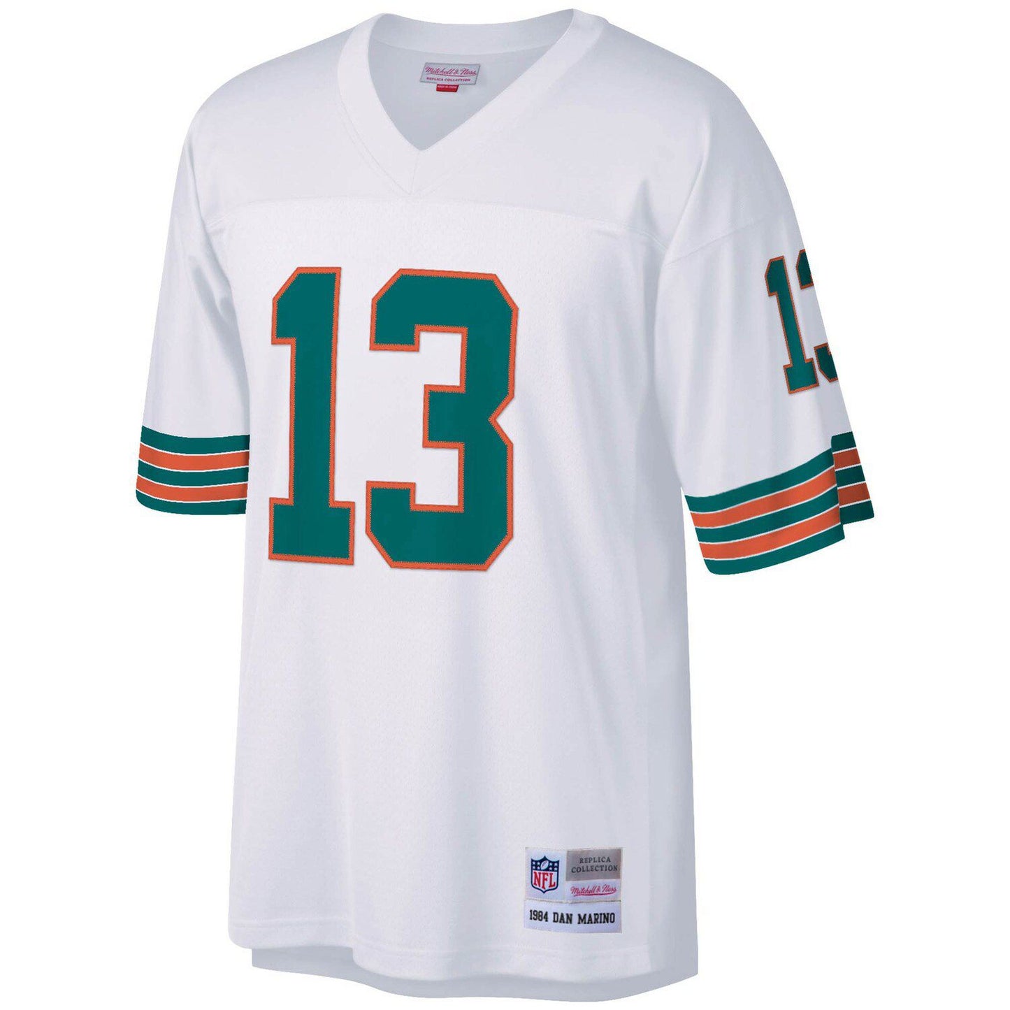 Men's Mitchell & Ness Dan Marino White Miami Dolphins Big & Tall 1984 Retired Player Replica Jersey