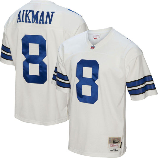 Men's Mitchell & Ness Troy Aikman White Dallas Cowboys 1992 Legacy Replica Jersey