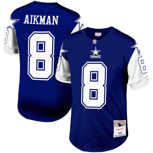 Men's Mitchell & Ness Troy Aikman Navy Dallas Cowboys Legacy Replica Jersey