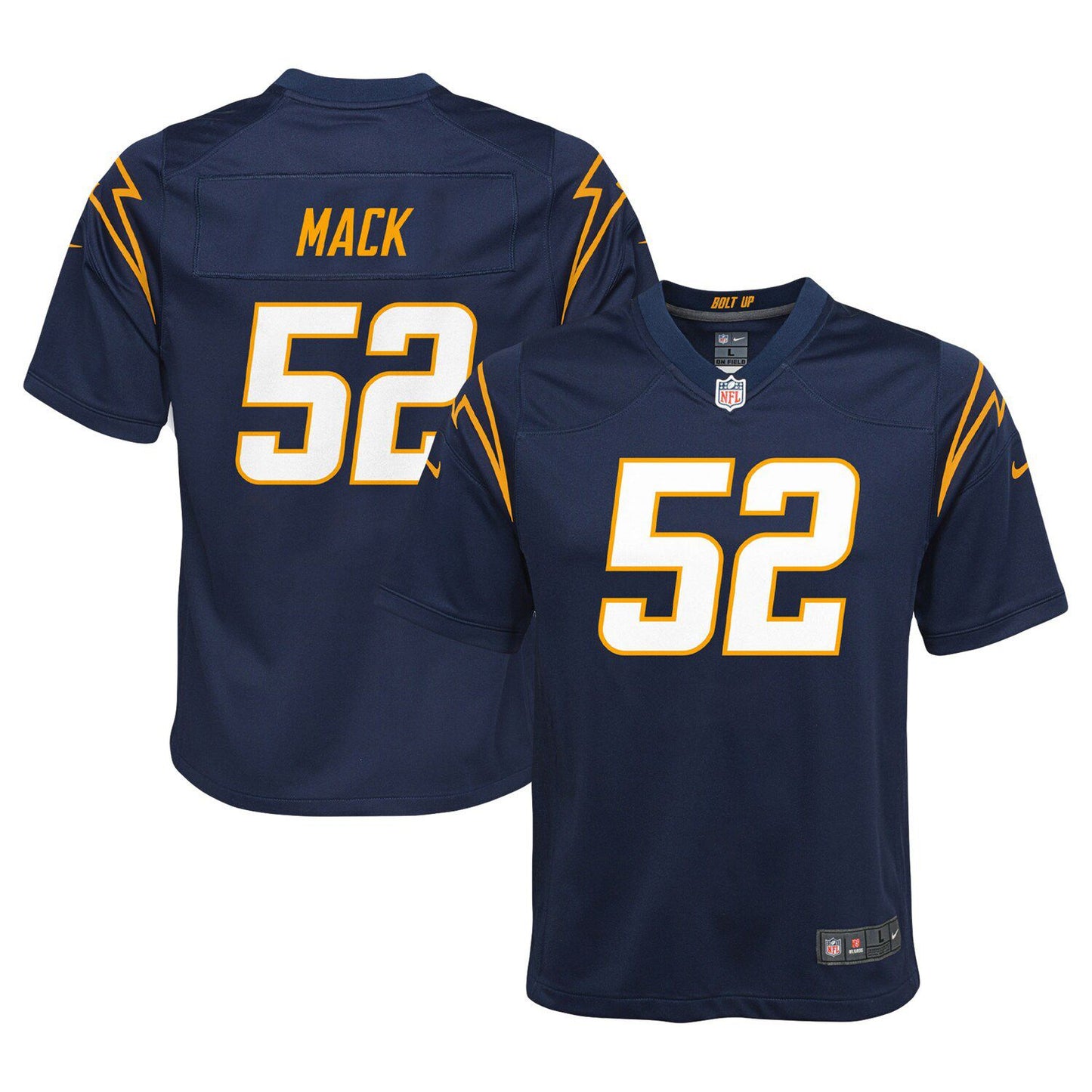 Youth Nike Khalil Mack Navy Los Angeles Chargers Alternate Game Jersey