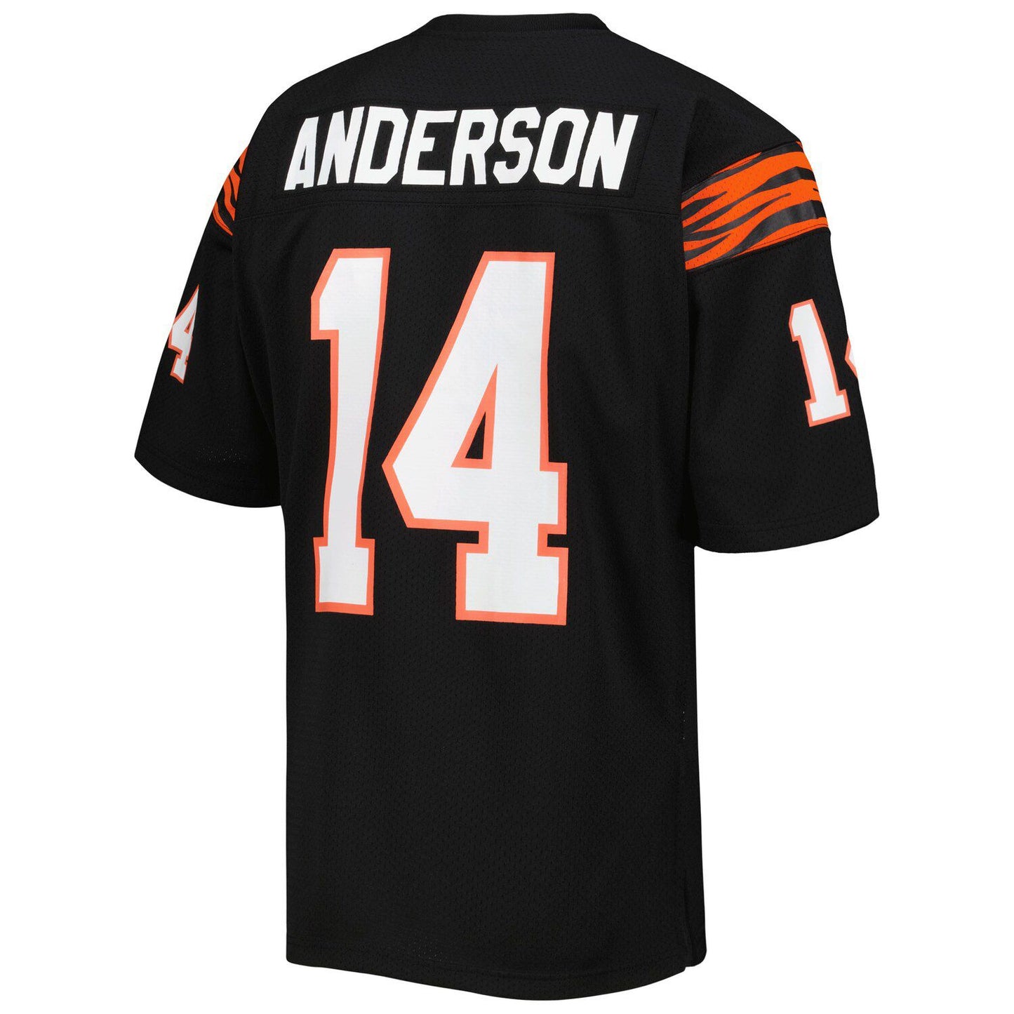 Men's Mitchell & Ness Ken Anderson Black Cincinnati Bengals 1981 Authentic Retired Player Jersey