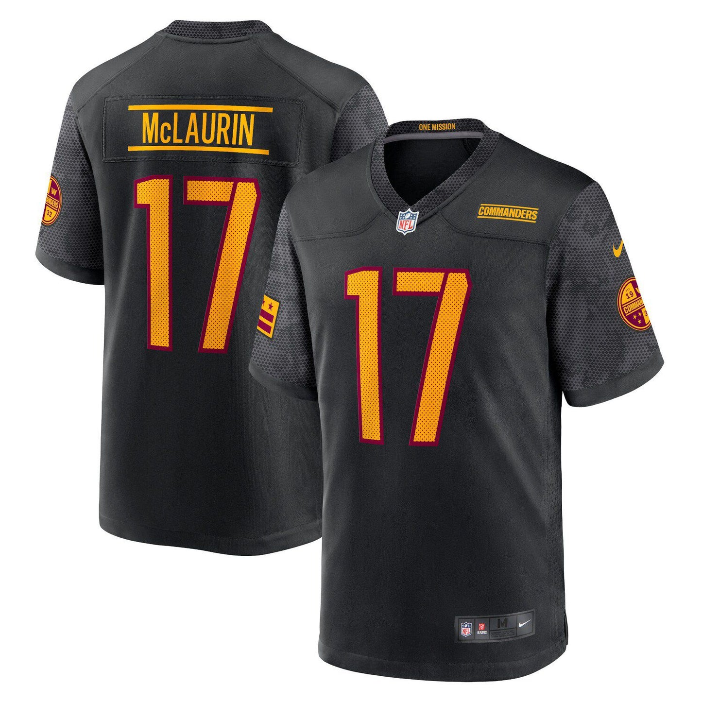 Youth Nike Terry McLaurin Black Washington Commanders Alternate Game Jersey