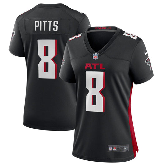 Women's Nike Kyle Pitts Black Atlanta Falcons 2021 NFL Draft First Round Pick Player Game Jersey